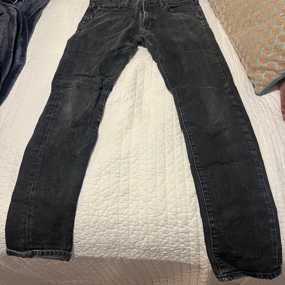 Abercrombie & FitchMens Black Slim Jeans